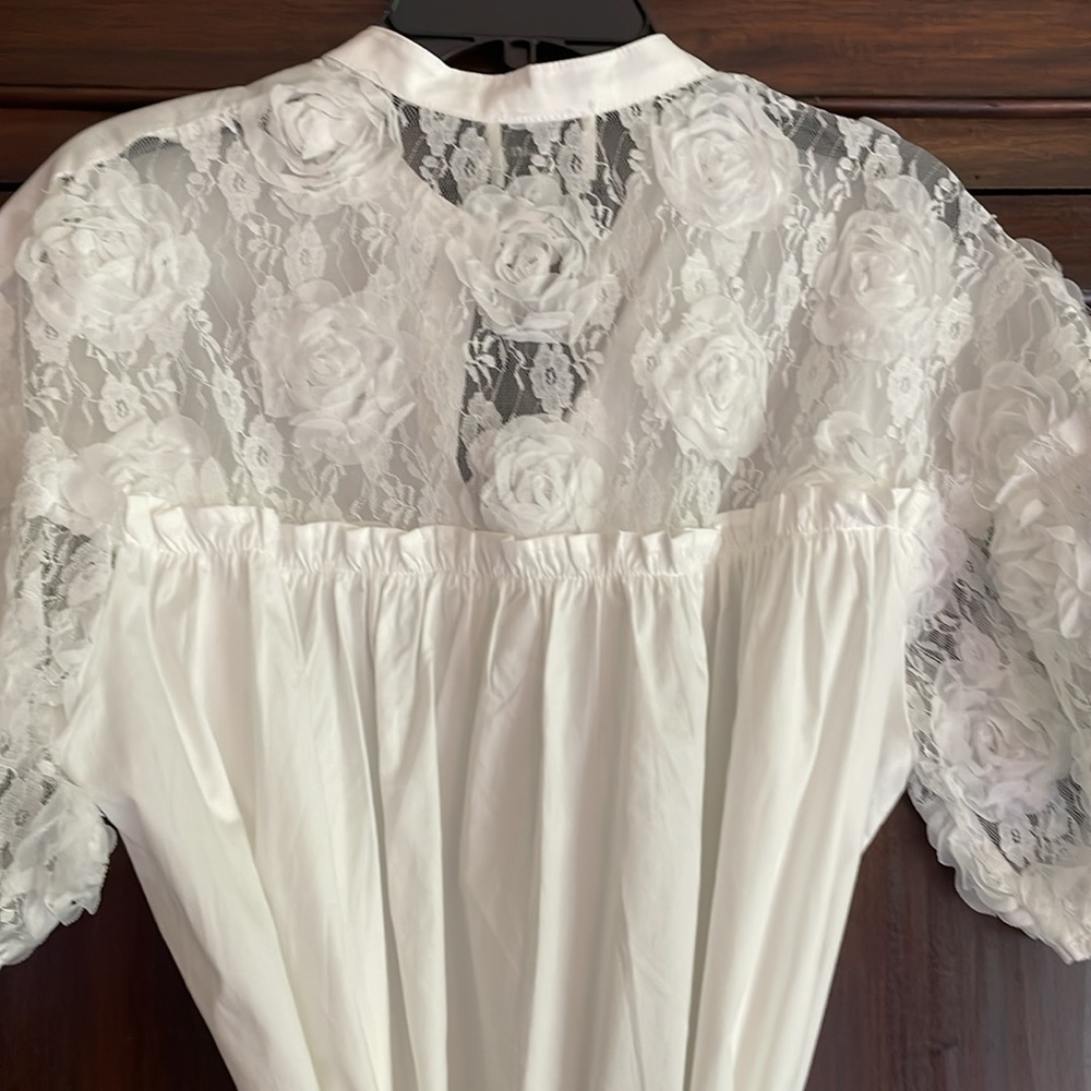 White dress! CHOKLATE Paris! Summer whites! Cotton dress So French! - Picture 7 of 8